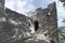 Ruins of a medieval castle in Italy,