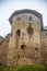 Ruins of medieval castle Zborov, Slovakia. Autumn time