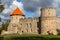 Ruins of the medieval Livonian castle in Cesis town