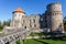 Ruins of the medieval Livonian castle in Cesis town