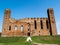 The ruins of a medieval Ordensburg castle built by the Teutonic Knights, Radzyn Chelminski, Poland