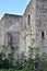 Ruins of medieval stone castle in Ireland