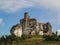 Ruins medival castle in Mirow, Poland