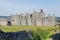 The ruins of Middleham Castle Yorkshire UK