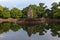 The ruins of Neak Pean Buddhist Temple, Cambodia