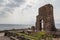 Ruins of the Norman castle in Aci Castello, Sicily island