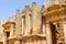 Ruins of the north theater in Jerash in Jordan