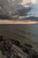 Ruins of the Northern forts during sunset in Liepaja, Latvia