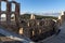 Ruins of Odeon of Herodes Atticus in the Acropolis of Athens, Attica, Greece