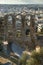 Ruins of Odeon of Herodes Atticus in the Acropolis of Athens, Attica, Greece