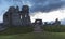 Ruins Of Ogmore Castle Glamorgan UK