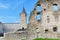 Ruins of old bishop castle in Haapsalu, Estonia. Medieval castle in Haapsalu