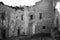 Ruins of an old building in the typical abandoned Italian village of Craco