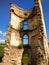 The ruins of an old castle in the village of Chervonograd. Ukraine