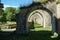 The ruins of the old cloister in Alvastra