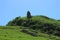 The ruins of the old fortress Gulistan on the mountain