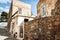 Ruins of old Greek houses at Sitia town on Crete island, Greece