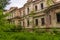 The ruins of the old manor. The ruins of the old Palace in the woods.