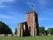 ruins of old Roman Catholic church built in 1883 left as tribute to congregation near Chesley Ontario