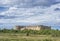 Ruins of old scandinavian castle