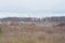 Ruins of old soviet houses in the wasteland in the outskirts of Paldiski