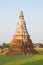 Ruins of the old stupa, chai watthanaram temple in ayutthaya