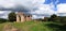 The ruins of old-time church and country estate