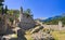 Ruins of old town in Mystras, Greece