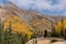 Ruins of the old Yankee Girl mine in the San Juan Mountains of Colorado