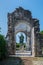 Ruins of the Oratory of St. Catherine in Sestri Levante in Italy