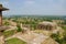 Ruins. Orchha Fort complex. Which houses a large number of ancient monuments. Built by the Bundela Rajputs starting from early 16t