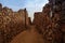 Ruins of Ouadane fortress in Sahara Mauritania