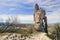 Ruins of Pajstun castle on Zahorie region near Stupava town