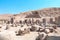 Ruins of Palace of 100 columns and tomb of Artaxerxes III, Persepolis, Iran