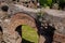 Ruins of the Palace of Septimius Severus or Domus Severiana on the Palatine Hill