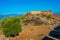 Ruins of Palamidi fortress in Greek town Nafplio