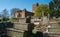 Ruins of the partially demolished 17th century St. John the Evangelist`s Church on Old Church Lane in Stanmore, Middlesex, UK