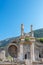 Ruins of pillars on Kuretes Street in Ephesus