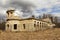 Ruins poultry house in the Park Menagerie. Gatchina. Russia.