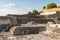 Ruins of the pre-hispanic structures in Cholula, Puebla