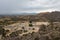 Ruins of the pre-hispanic Zapotec town Yagul, Puebla