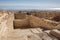 Ruins at Qumran site near Dead Sea