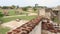 The ruins and ramparts of Jaffna Fort in Sri Lanka.