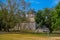 Ruins of red house in Chichen Itza, Yucatan, Mexico, Maya civilization