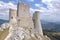 Ruins of rocca calascio fortress, abruzzi