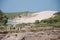 Ruins Roman of Baelo Claudia in Bolonia beach