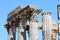 Ruins of the Roman Temple of Evora, Portugal