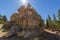 Ruins of a roman temple in Kasarnaba, Bekaa Valley, Lebanon