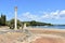 Ruins of Roman villa on Brijuni island in Adriatic sea, Croatia