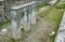 Ruins of roman villa Grottoes of Catullus in sirmione at lake garda in itlay